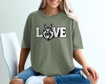 Camiseta de pastor alemán, camiseta de amor con los perros, regalo para amantes de los perros, ropa para dueños de mascotas, camiseta de animales, diseño de pastor alemán, camiseta de raza de perro, camiseta de moda, perro