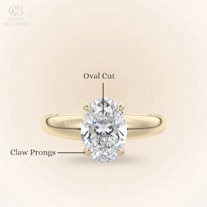 3 CT Oval Cut Moissanite Diamond Ring Oval Cut Engagement Ring 14K Gold Wedding Ring For Women Anniversary Ring Proposal Ring Solitaire Ring