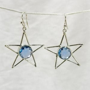Tanzanite Dangle Earrings: Handmade 925 Sterling Silver Gemstone Jewelry