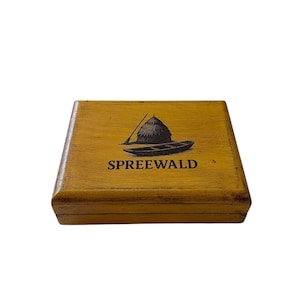 Gravierte Holzbox “Spreewald” - für Spielkarten oder kleine Schätze