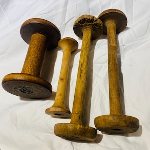 Vintage Wooden Spools