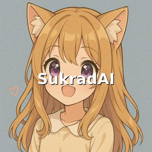 Kawaii Anime Avatar Pack – 5 Cute Girls with Big Eyes | Digital Profile Icons (1024х1024)