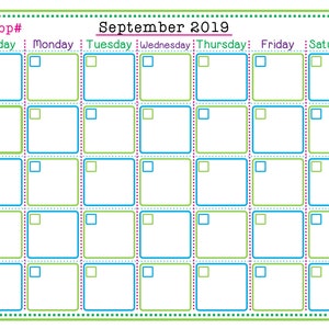 Girl Scout Troop Calendar Monthly Daily Planner Full Printable Fillable Customize Edit