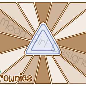 Brownie Girl Scouts Brainstorm Blank Editable Printable PDF Template