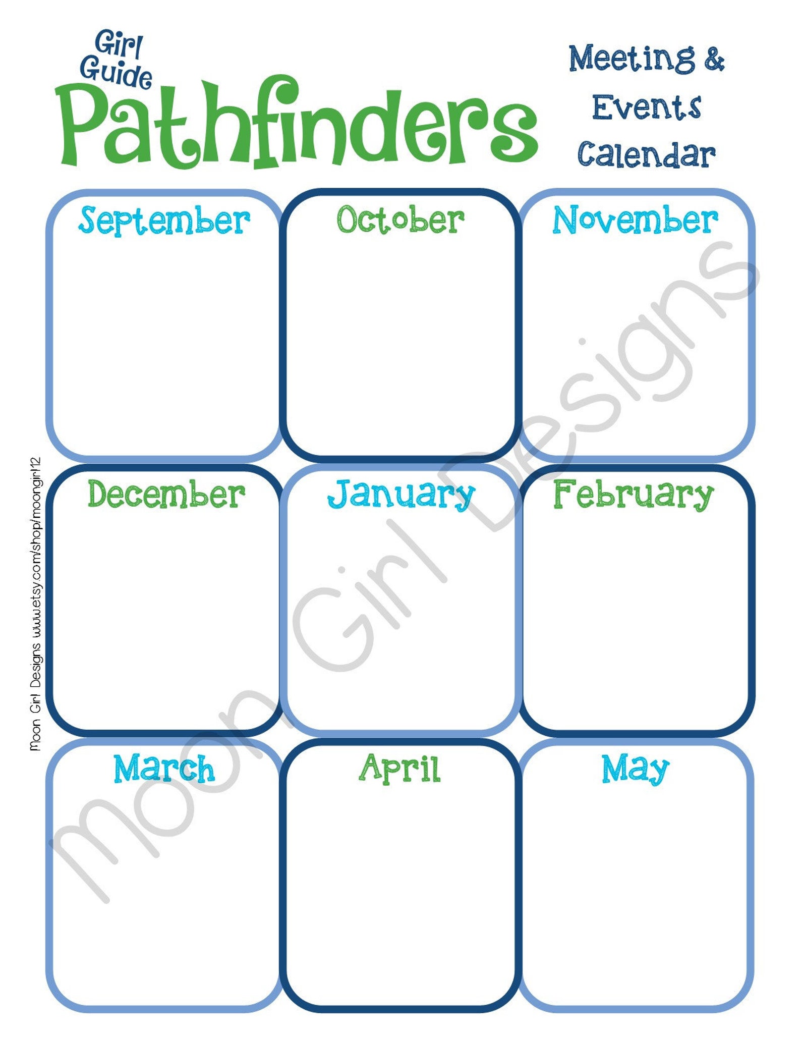pathfinder-yearly-calendar-girl-guides-editable-printable-pdf-etsy