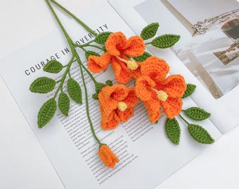 Crochet Hibiscus Flower Pattern: Easy Amigurumi (PDF Pattern)