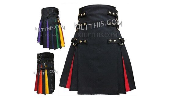 rainbow kilt