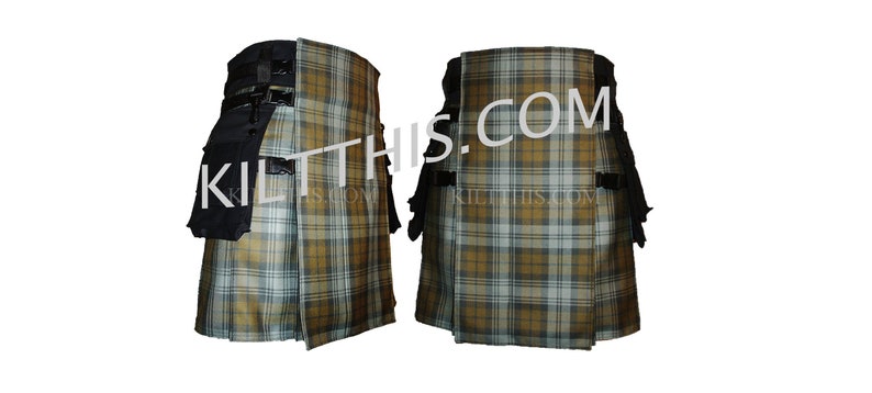 weathered black watch tartan