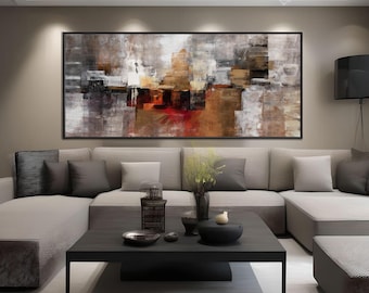 Original Abstract Acrylic Painting, Large Modern Wall Art, Modern Canvas Textured Wall Art, Large Art Living Room Decor