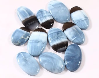 Natural Owyhee Blue Opal Cabochon, Oregon Gemstone, Jewelry Making