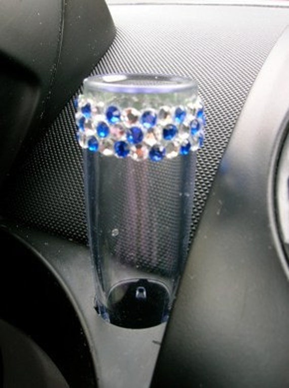 VW Beetle Flower Vase Diamond and Blue Bling Etsy