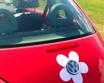 VW Beetle Magnetic Vinyl Daisy