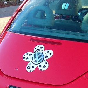 VW Beetle Magnetic Vinyl Daisy - You choose color