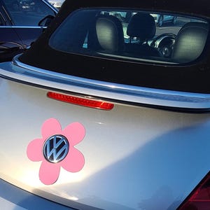 VW Beetle Magnetic Plain or Polka Dot Daisy - You choose color
