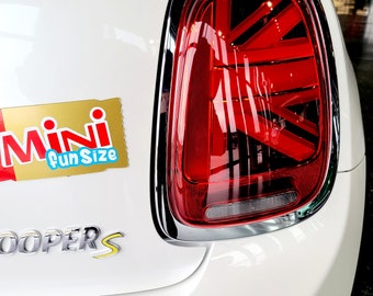 Mini Cooper Magnetic Vinyl Candy Bar - Gold