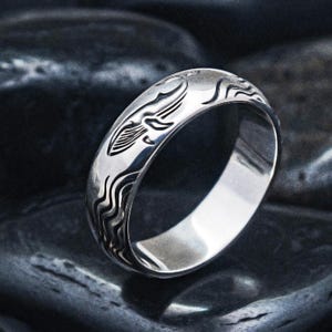 Whale Ring • 925 Sterling Silver • Ocean Inspired Minimalist Jewelry • Handmade Animal Ring