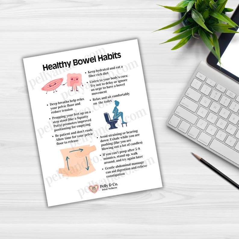 Bowel Health & Pelvic Floor Education and Tips (digital Download, PDF ...