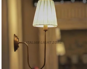 真鍮製壁付け照明 – 90年代ヴィンテージグローブランプ – ミッド