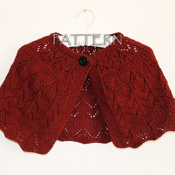 Pattern Knitted Capelet - PDF file
