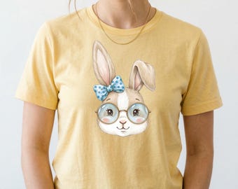 Easter Bunny DTF, Bunny Transfer, Easter Iron On Heat Transfers, Bunny Heat Transfer, Easter Heat Press Transfer, Bunny Graphic DTF Transfer