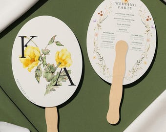 Abanicos personalizados, marcadores de mesa para bodas, abanicos personalizados para bodas al aire libre (12)
