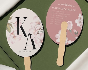 Marcadores de mesa para abanicos de boda, abanicos personalizados para invitados, recuerdos para bodas al aire libre, recuerdos personalizados (11)