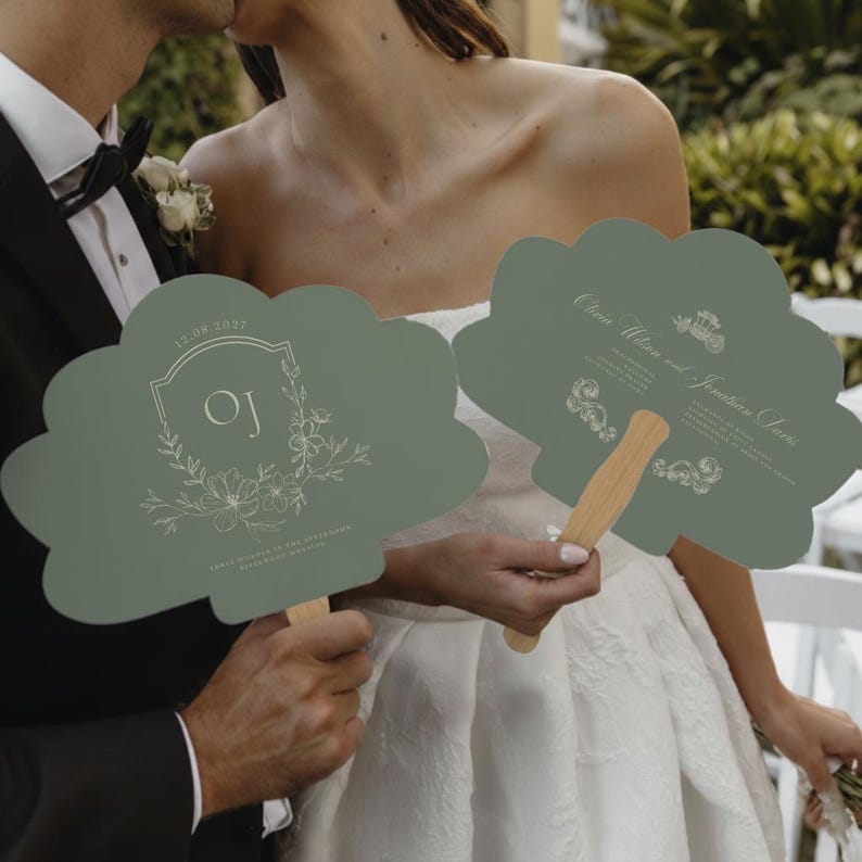 Hochzeitsprogramm-Fächer, Sommerhochzeits-Fächer, zeremonielle Handfächer, personalisierte Hochzeitsfächer, kundenspezifischer Hochzeitsplan, elegantes Hochzeitsfächer (13) Bild 18