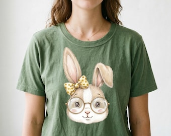 Easter Bunny DTF, Cute Bunny Transfers, Easter Iron On Transfer, Bunny Heat Transfer, Easter Press Transfers, Easter Bunny Graphic Transfers