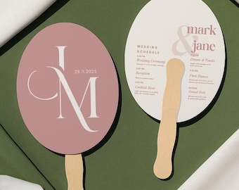 Abanicos de boda personalizados, marcadores de mesa para bodas, abanicos de boda personalizados, abanicos de boda personalizados para invitados (5)