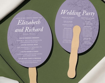 Custom Hand Fan Table Marker, Personalized Wedding Hand Fan Favors, Customized Hand Fan Favors, Customized Hand Fan Favors, Wedding Fans (6)