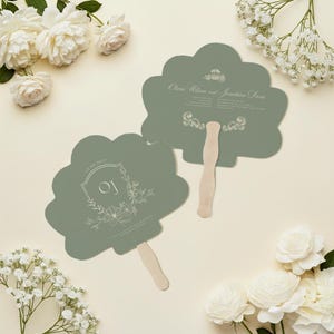 Hochzeitsprogramm-Fächer, Sommerhochzeits-Fächer, zeremonielle Handfächer, personalisierte Hochzeitsfächer, kundenspezifischer Hochzeitsplan, elegantes Hochzeitsfächer (13) Bild 17