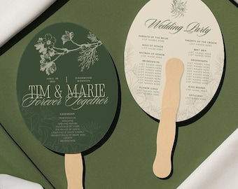 Personalized Hand Fan Favors, Custom Hand Fan Favors, Customized Wedding Hand Fan Favor for Guest, Custom Wedding Hand Fan Table Marker (10)