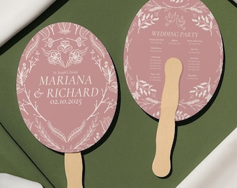 Abanicos de boda personalizados, Abanicos de boda personalizados, Abanicos de boda para exteriores, Abanicos para ceremonias de boda, Abanicos para invitados de boda (1)