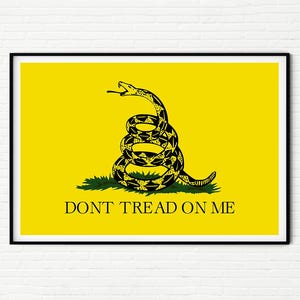 Don&#39;t Tread On Me PNG | Don&#39;t Tread On Me Rattlesnake Gadsden Flag | Liberty, Freedom, Snake | High Quality PNG | Digital Download