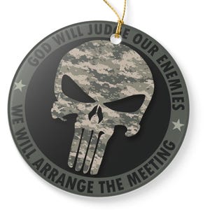 Punisher Camo PNG - God Will Judge, We Arrange Meeting (Digital Download)