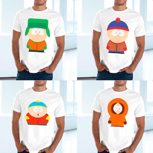 South Park PNG - Kyle, Stan, Eric, Kenny Cartoon Clipart Sticker, T-Shirt, Poster Design (Digital Download)