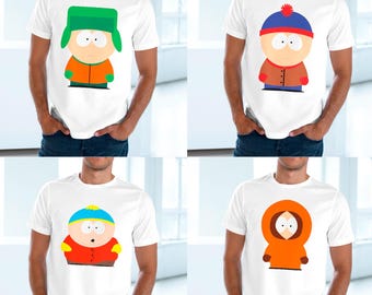 South Park PNG - Kyle, Stan, Eric, Kenny Cartoon Clipart Sticker, T-Shirt, Poster Design (Digital Download)