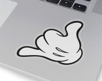 Shaka Hand Sign PNG - Hang Loose Clipart Sticker (Digital Download)