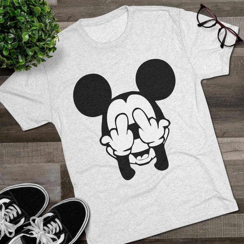 Mickey Mouse PNG | Funny Meme Clipart | Black and White Clipart Poster | Mickey Mouse Fuck | Gift For Him | Digital Download