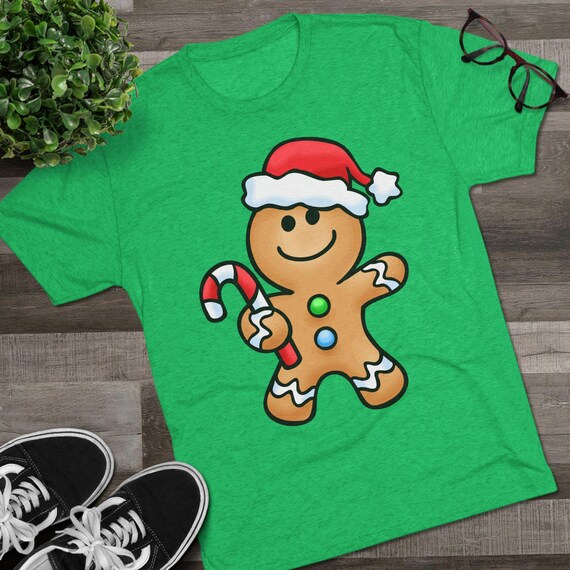 The Gingerbread Man PNG - Christmas Clipart Sticker, T-shirt Design (Digital Download)