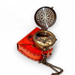 Brújula personalizada, regalo personalizado para el décimo aniversario con grabado, brújula náutica de navegación, brújula de latón, regalo grabado para esposo o esposa