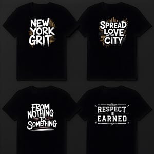 50 + Premium Urban Streetwear style design bundle, Modern T-Shirt Design Bundle, Urban Culture, Urban Clothing, T-Shirt Print Design