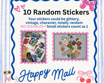 10 Random Stickers ~ Happy Mail ~