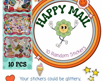 10 Random Stickers ~ Happy Mail