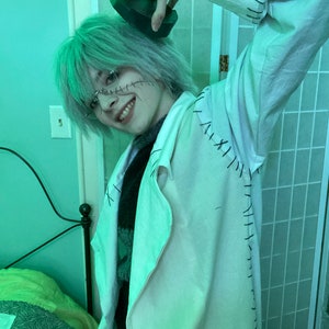 Soul Eater Franken Stein Cosplay Lab Coat