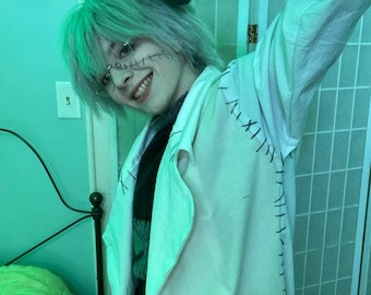 Soul Eater Franken Stein Cosplay Lab Coat