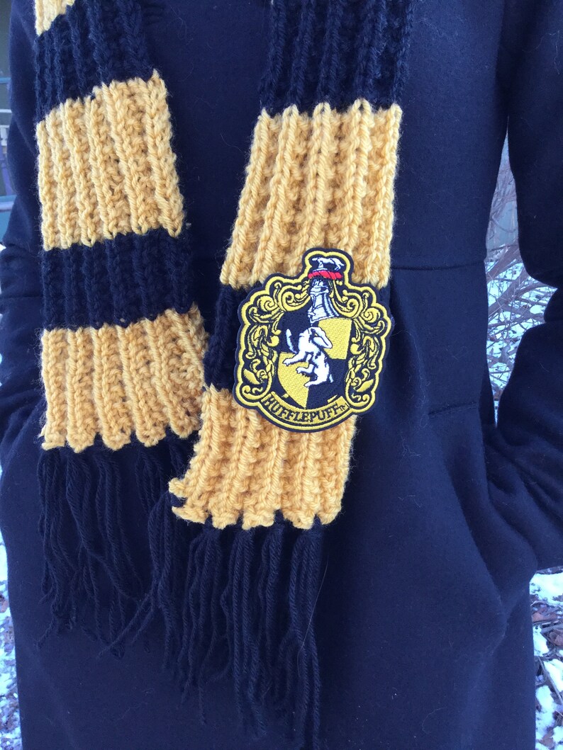 Hogwarts House Colors Hat Scarf Harry Potter Gryffindor Scarf Etsy