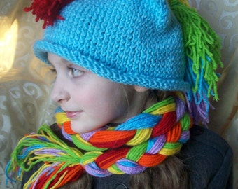 Knit My Little Pony Friendship is Magic Rainbow Dash Hat