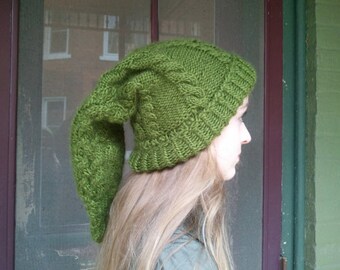 Gorro de Link tejido a mano: Cosplay de La Leyenda de Zelda (talla adulto)