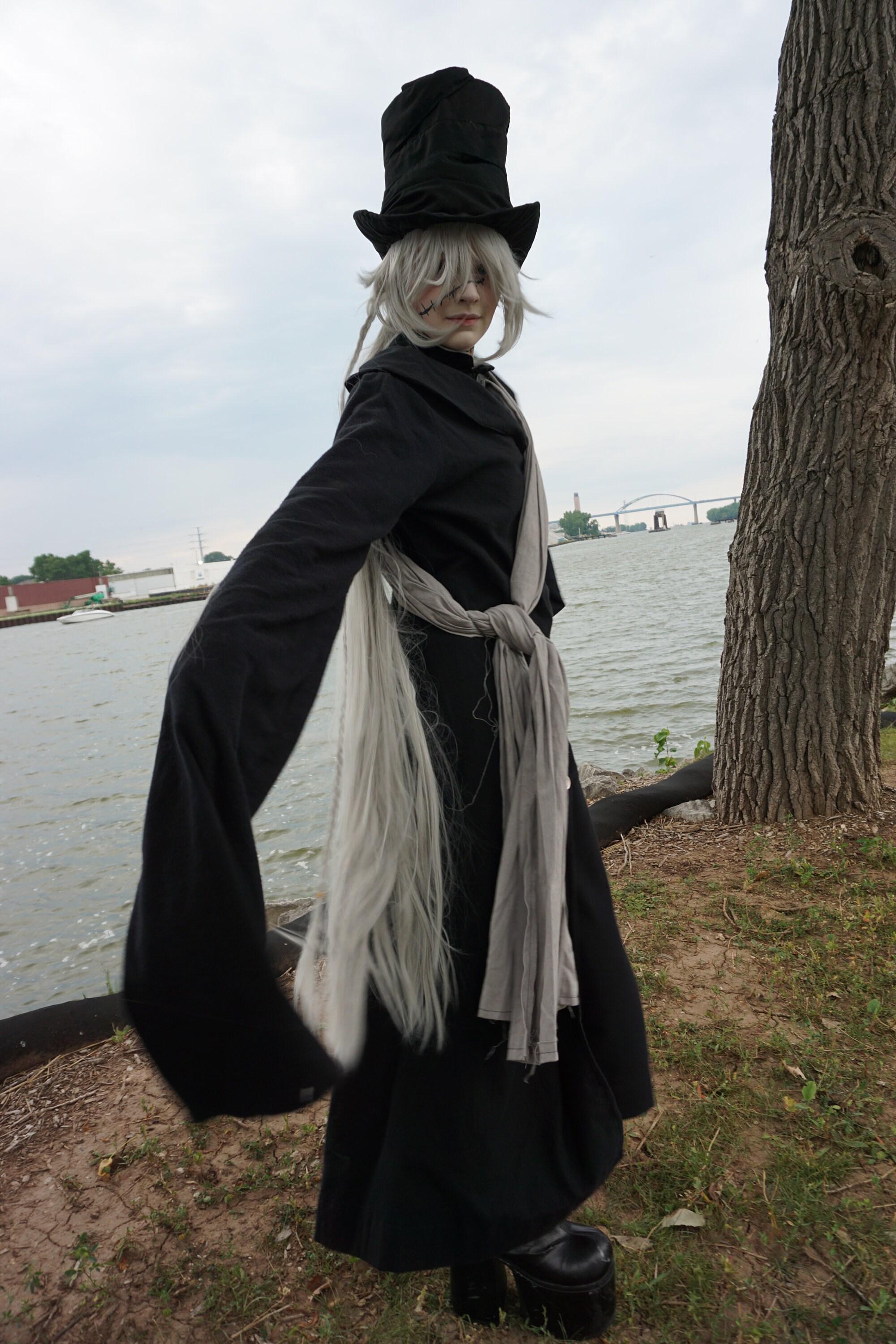 Black Butler Undertaker Top Hat Mourning Hat Victorian Funeral Etsy